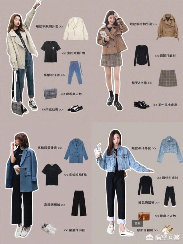 女生春季服装有哪些搭配？